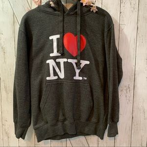 I Love NY Hoodie Small